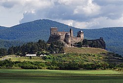 Medieval Boldogkő castle, near the village