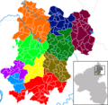 Verbandsgemeinden im heutigen Landkreis