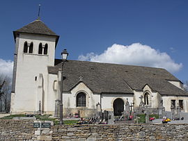 The church in Chaux-lès-Châtillon