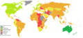 2012 World Map of the Index of Economic Freedom