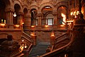 Great Western Staircase, New York State Capitol Building (late 1870s–80s)