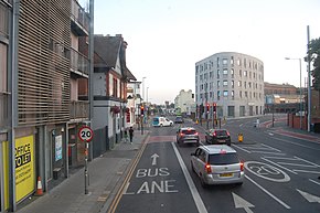 Approach to Vogue Gyratory, Lewes Road, Brighton (June 2019) (2).JPG