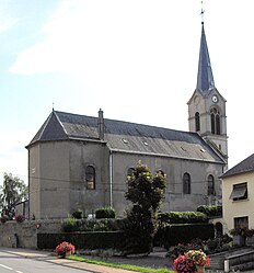 The church in Beyren-lès-Sierck