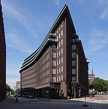 The Chilehaus in Hamburg by Fritz Höger (1921–24)