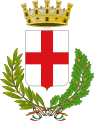 The coat of arms of the city of Milan, Italy