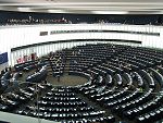 Sitzungssaal des Europäischen Parlamentes in Straßburg