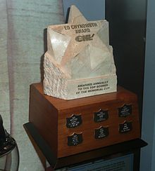 Photo of the Ed Chynoweth Trophy