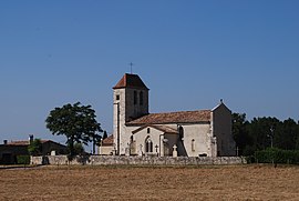 The church in Cameyrac