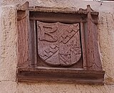Wappen des Klosters Bebenhausen über dem Haupteingang
