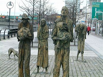 Denkmal für die Opfer der Hungersnot in Dublin