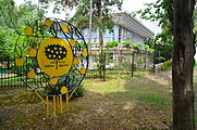 Near the entrance to the Subtropical Botanical Garden