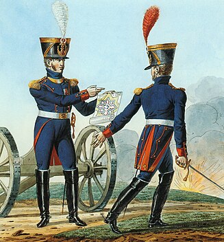 Colonel and Chef de Bataillon of artillery