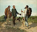 Gustave Courbet: Die Begegnung (Bonjour, Monsieur Courbet) (1854)