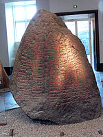 Runestone from Tirsted in the National Museum of Denmark