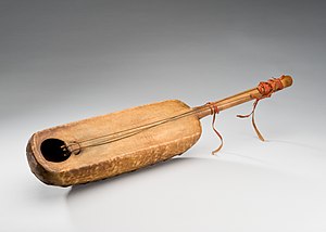 Molo, African lute, in the collection of the Smithsonian