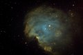 Monkey Head Nebula in Narrowband Sulfur-Hydrogen Alpha- Oxygen with a 1000mm telescope