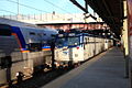Amtrak Northeast Regional at station.