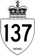 Highway 137 marker
