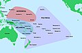 Image 21Polynesia is the largest of three major cultural areas in the Pacific Ocean. Polynesia is generally defined as the islands within the Polynesian triangle. (from History of Tuvalu)