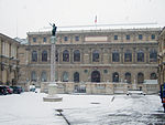 The Palais des Études in winter