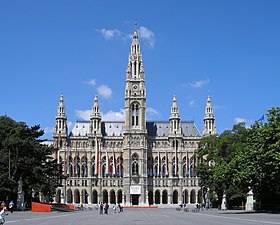 Wiener Rathaus von Friedrich von Schmidt, 1872–1883