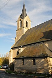 The church in Saint-Gondon