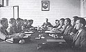 Session of the Provisional Government of Lithuania, which attempted to restore the statehood of the interwar Republic during the June Uprising in Lithuania, in 1941