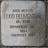 Stolperstein für Hugo Blumenthal