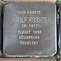 Stolperstein für Adolf Kosses