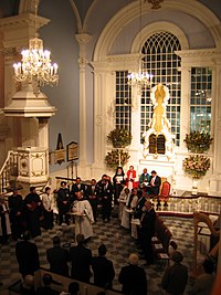 Interfaith service at St. Paul's Chapel on September 11, 2006