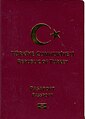 2nd generation biometric Turkish passport (Pasaport) (2018-2022)