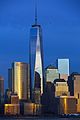 The One World Trade Center in New York City. Also known as the Freedom Tower.