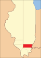 White County between its 1815 creation and 1818