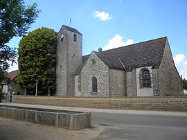 The church in Écutigny