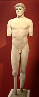 Kritios Boy. Marble, c. 480 BC. Acropolis Museum, Athens.