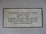 Conrad Lötsch - Gedenktafel