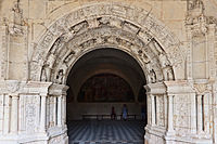 Entrance at Fontevraud Abbey