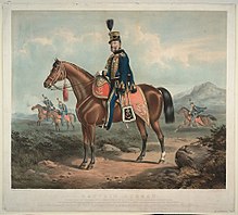 Painting of a yeomanry officer in 1834