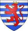 Coat of arms of the counts of Luxembourg starting with Henry V the Blonde