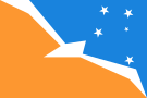 Flag of Tierra del Fuego Province, Argentina