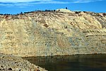 The Berkeley Pit mine in Butte Montana.