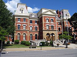 The Cambria County Courthouse in Ebensburg