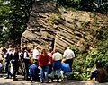 Geologische Exkursion zum Mullion-Felsen in Dedenborn