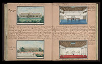 Different views of the Metcalfe House, Delhi, 1843, which now houses the Laser Science and Technology Centre (DRDO).