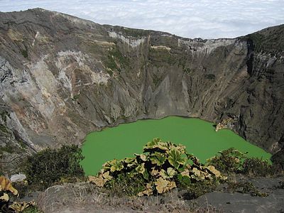 6. Volcán Irazú in Costa Rica.