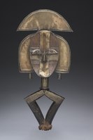 Reliquary Guardian Figure (Mbulu Ngulu or Mbulu Viti), Gabon, Kota people, 19th century