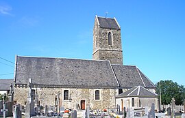 The church in Sainte-Honorine-de-Ducy