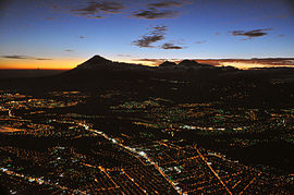 Guatemala-Stadt in der Nacht