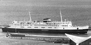 Dänisches Fährschiff Kong Frederik IX 1954–1963