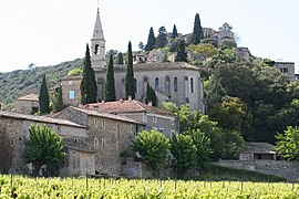 A view of La Roque-sur-Cèze